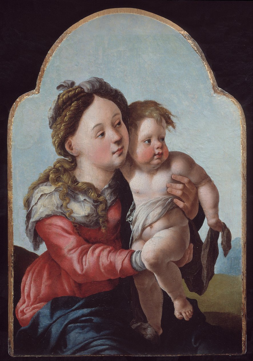 Madonna a dítě od Jan van Scorel