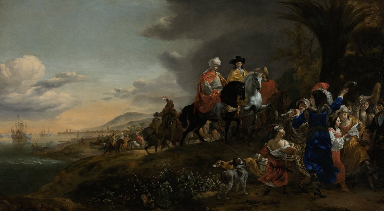 Nizozemský velvyslanec na cestě do Isfahánu, 1653-59 od Jan Baptist Weenix