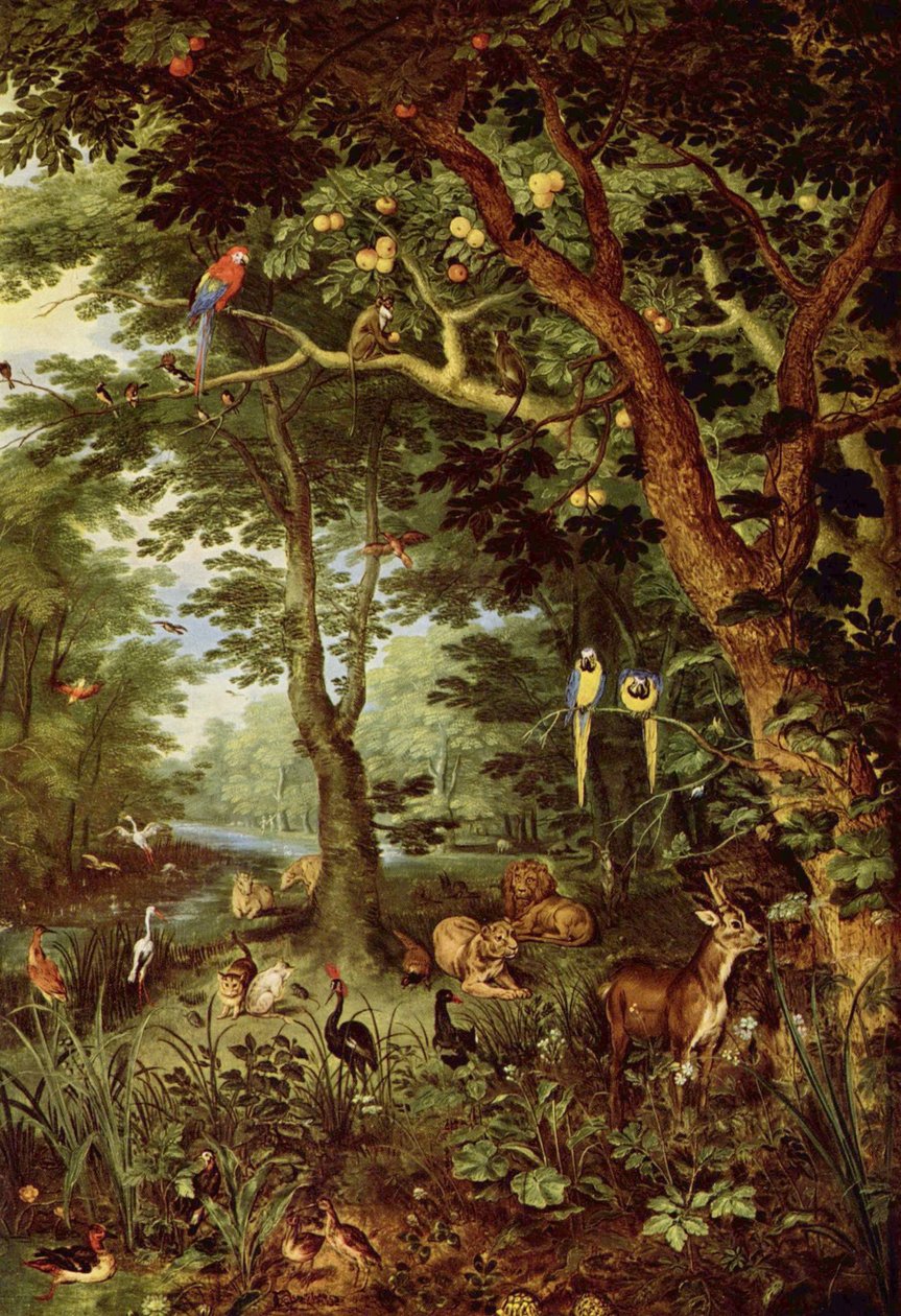 Ráj od Jan the Elder Brueghel