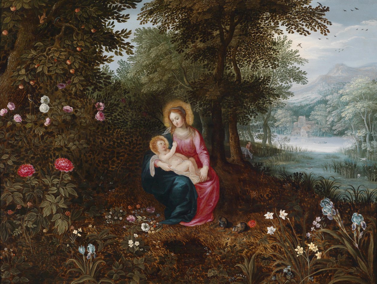 Zbytek na útěku do Egypta od Jan Brueghel the Younger