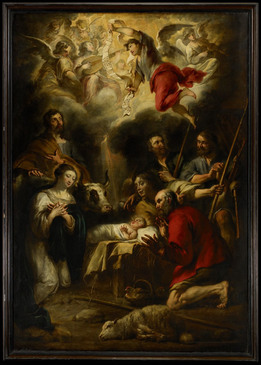 Klanění pastýřů, 1657 od Jan Cossiers