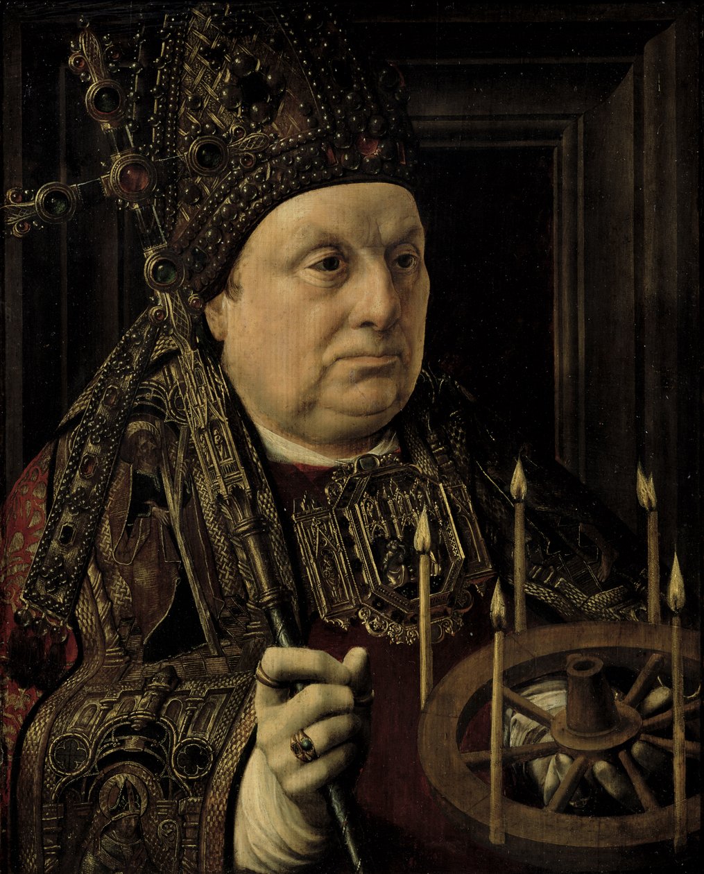 Svatý Donatián z Remeše († 390) od Jan Gossaert