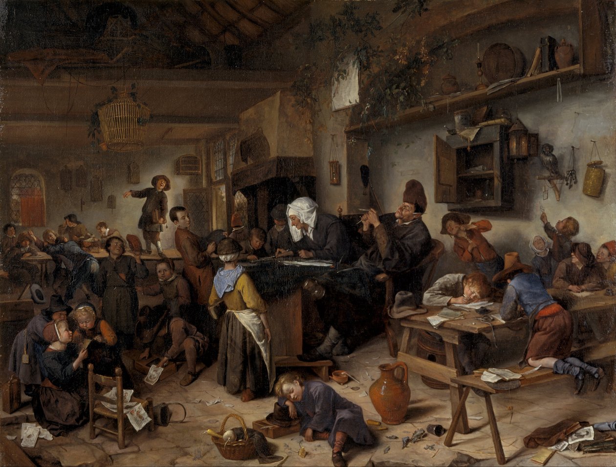 Škola pro chlapce a dívky od Jan Havickszoon Steen