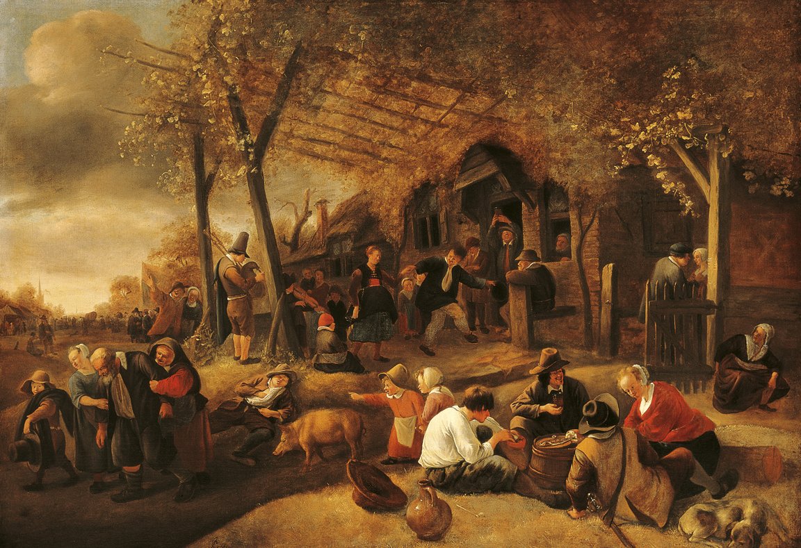 Farmářská pouť od Jan Havickszoon Steen
