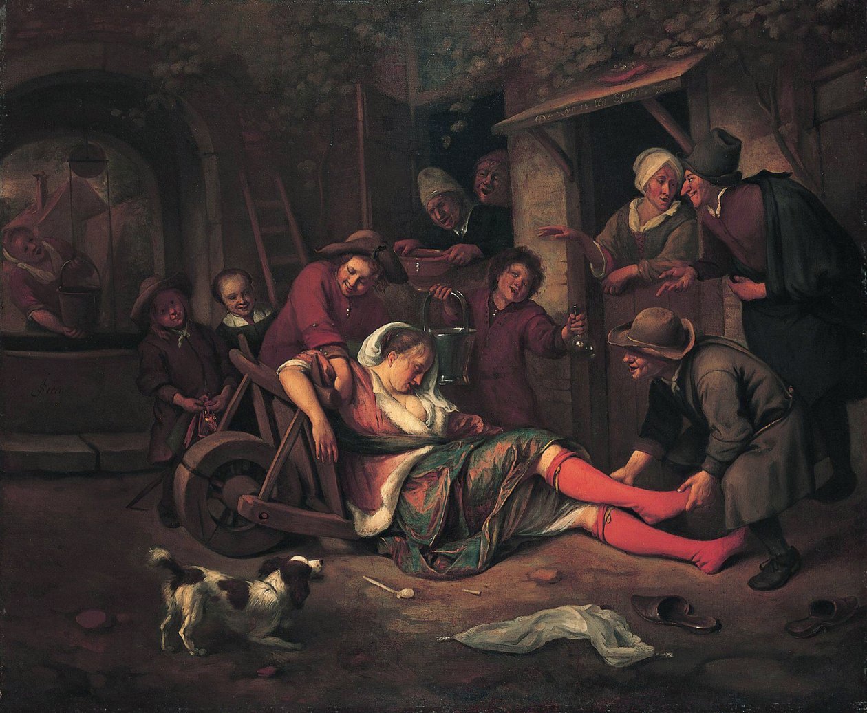 Víno je Mocker od Jan Havickszoon Steen