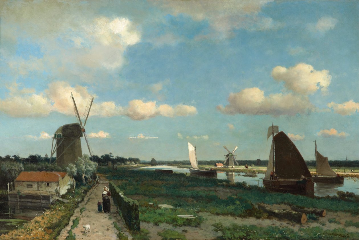Trekvliet od Jan Hendrik Weissenbruch