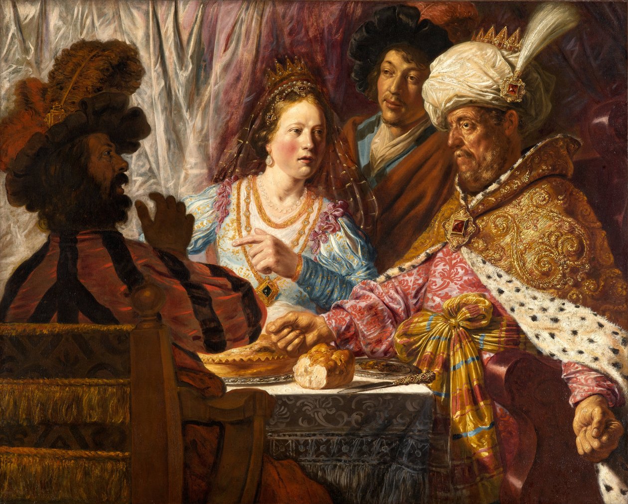 Svátek Ester od Jan Lievens