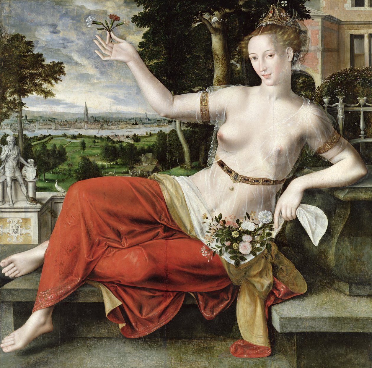 Flora, 1559 (viz také 149206) od Jan Massys or Metsys