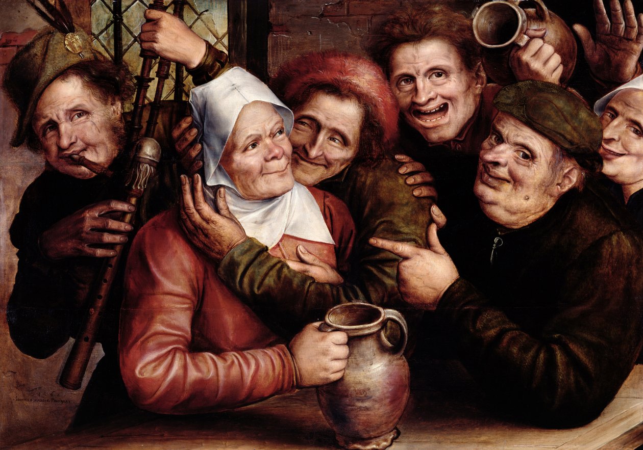 Veselá společnost, 1562 od Jan Massys or Metsys