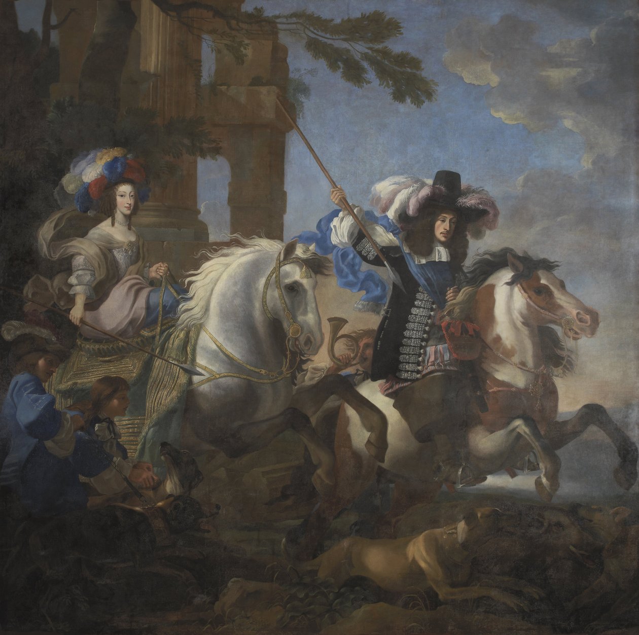 Enrichetta Adelaide Savojská a Ferdinand Bavorský od Jan Miel