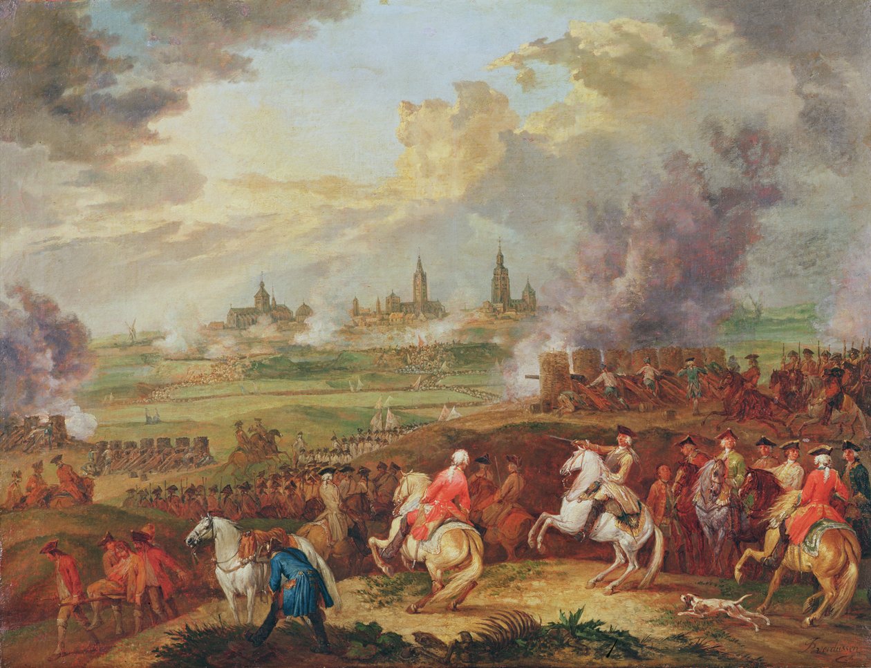 Obléhání Valenciennes od Jan Peeter Verdussen