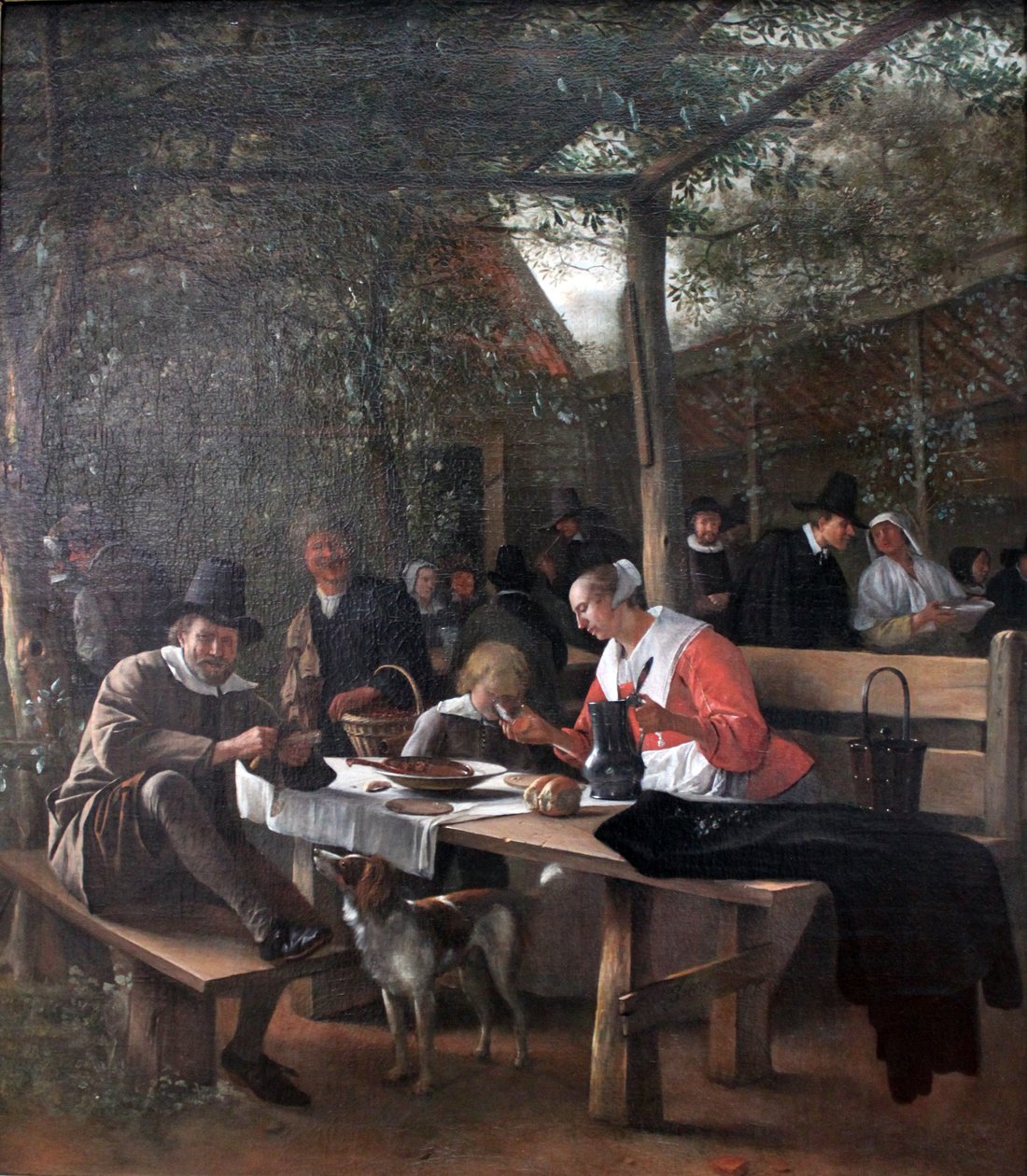Hospodská zahrada od Jan Havickszoon Steen