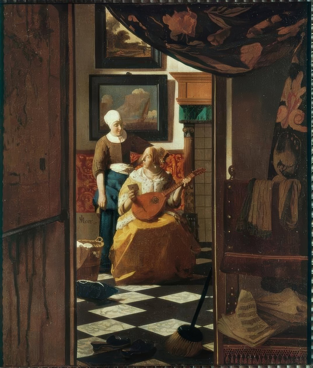 Milostný dopis od Jan Vermeer van Delft