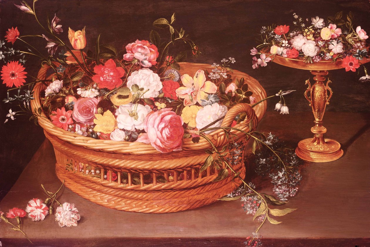 Košík květin od Jan the Elder Brueghel