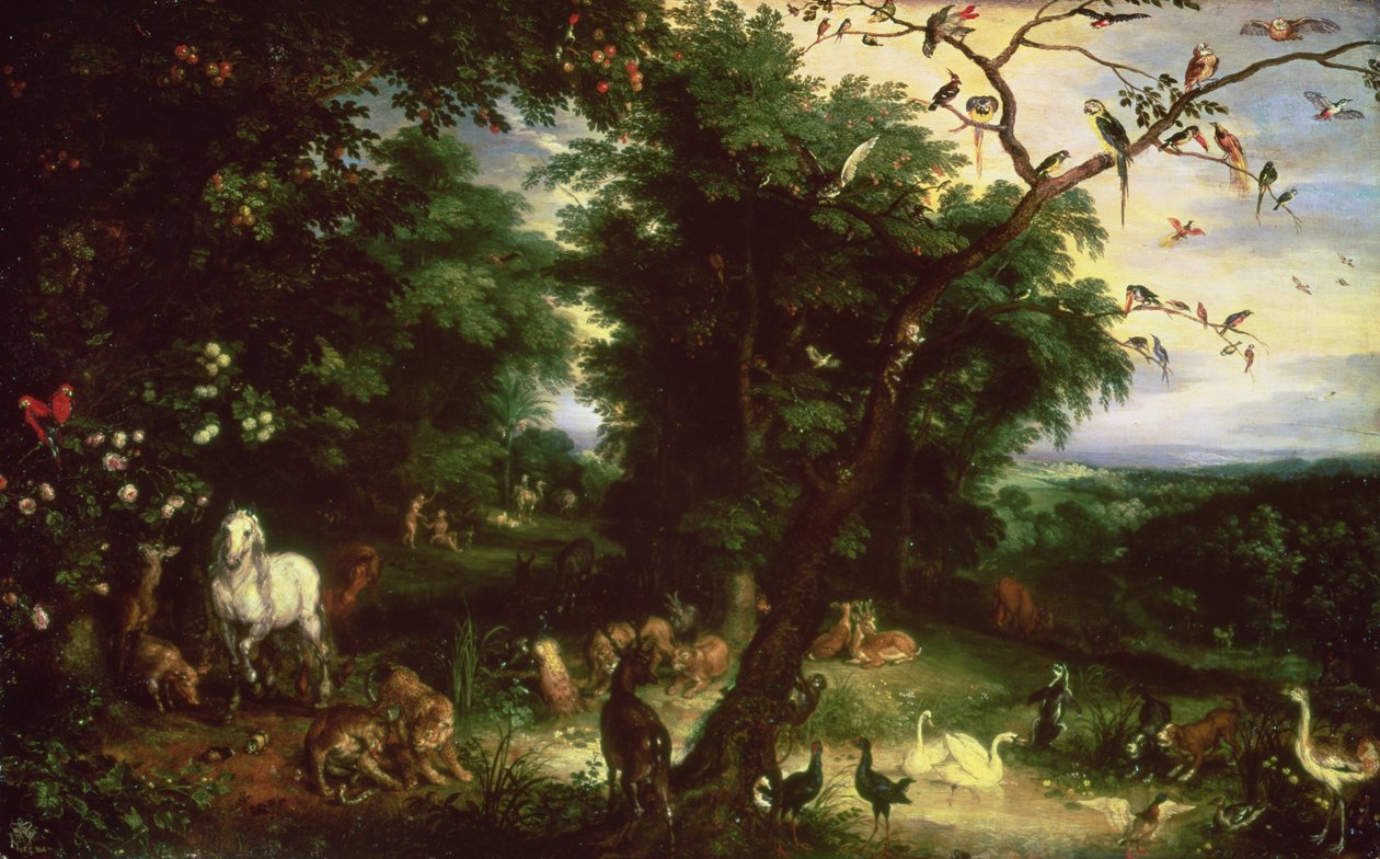 Pád člověka od Jan the Elder Brueghel