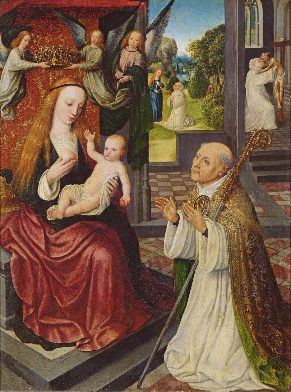 Laktace svatého Bernarda od Jan van Eeckele