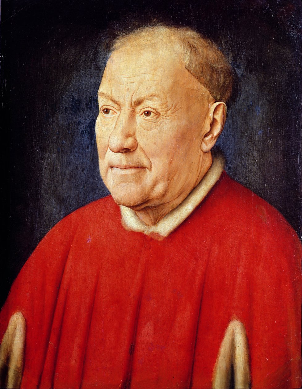 Portrét kardinála Albergatiho od Jan van Eyck