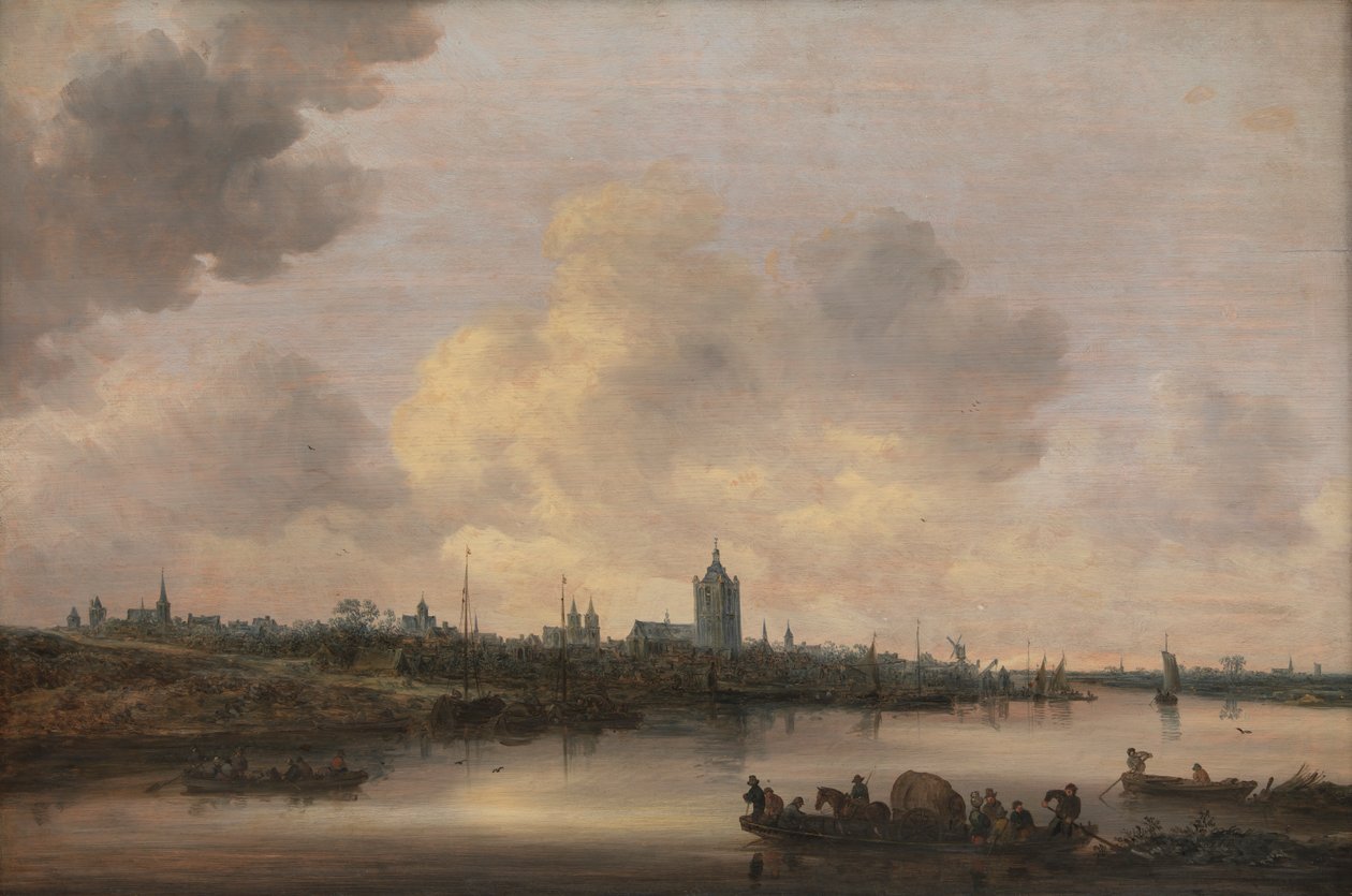 Vyhlídka na město Arnhem od Jan Josephsz van Goyen