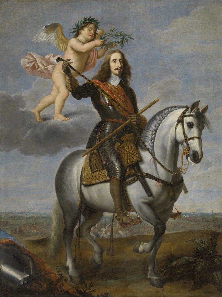 Jezdecký portrét arcivévody Leopolda Wilhelma (1614-1662) od Jan van den Hoecke
