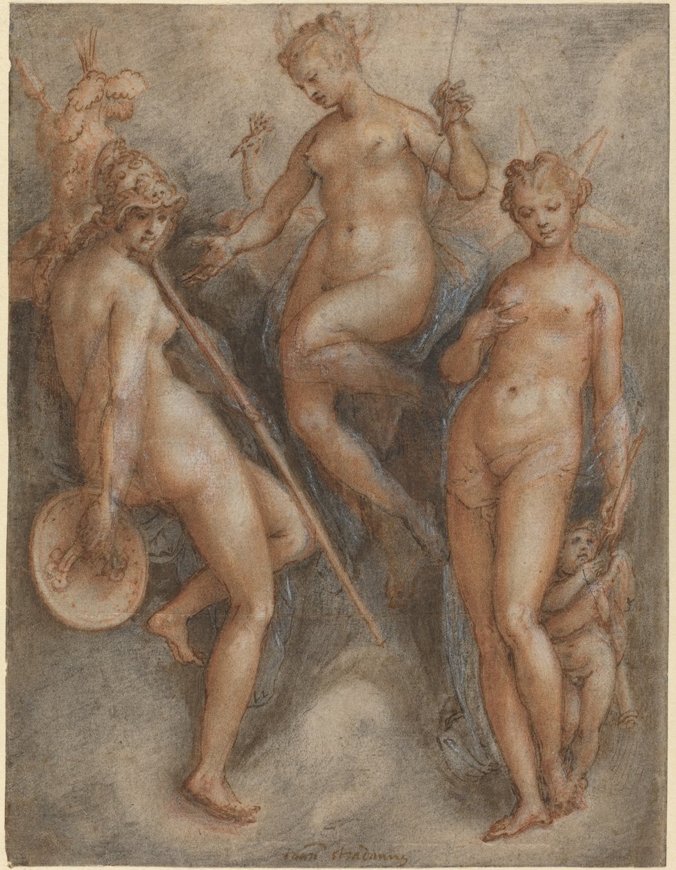 Minerva, Juno a Venuše od Jan van der Straet