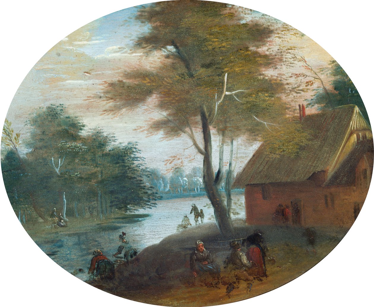 Říční scéna od Jan (follower of) Brueghel