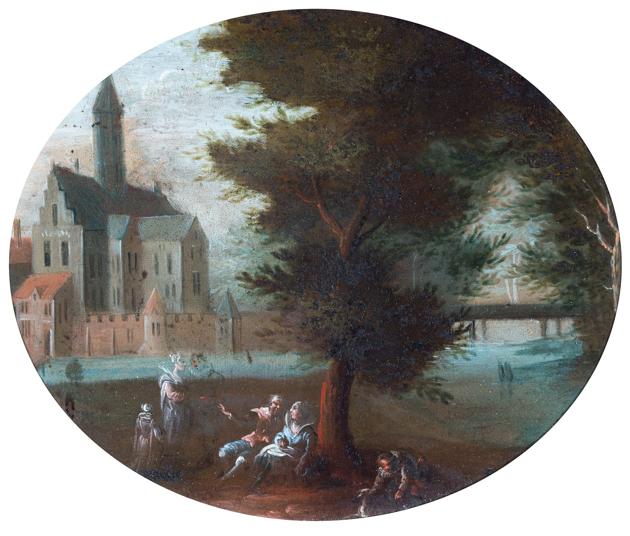 Scéna v parku od Jan (follower of) Brueghel