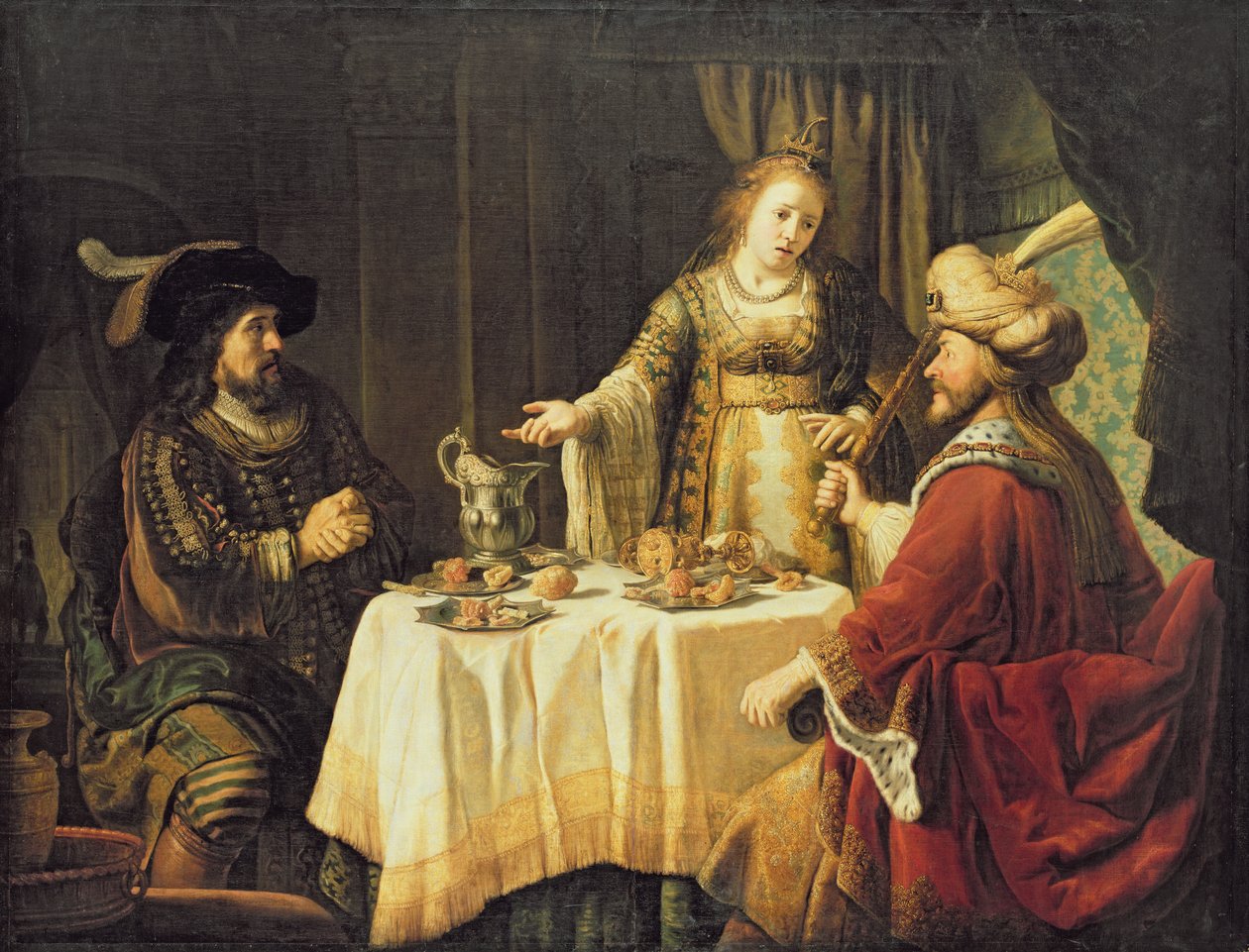 Jídlo s Esther od Jan 1620 76 Victors