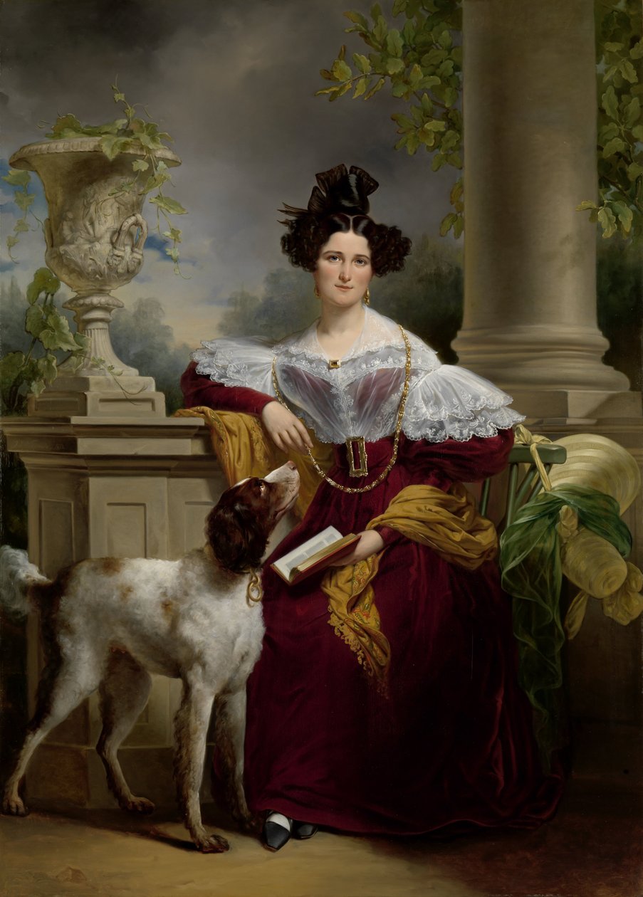 Portrét Alidy Christiny Assink od Jan Adam Kruseman