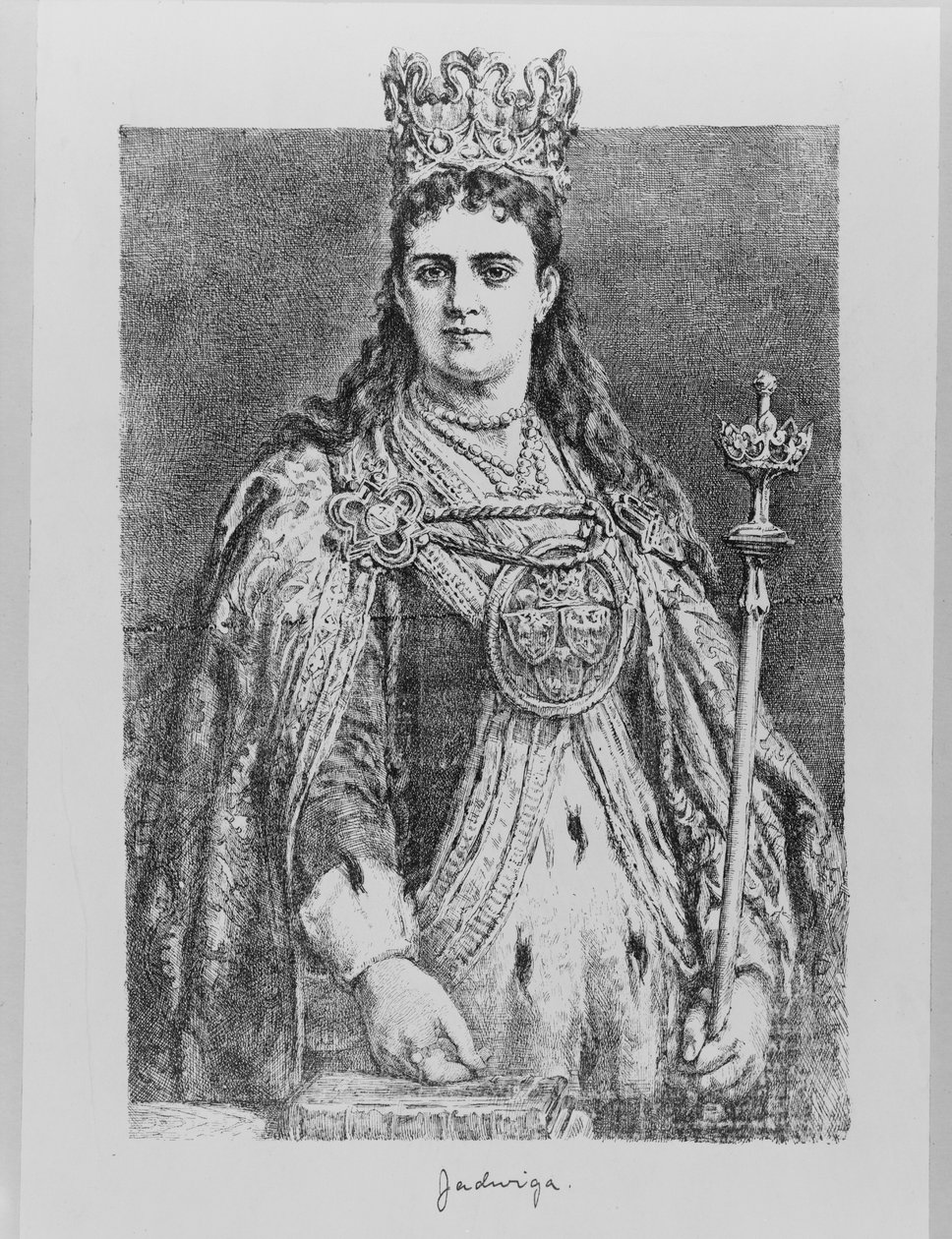 Polská královna Jadwiga, 19. století od Jan Alojzy Matejko