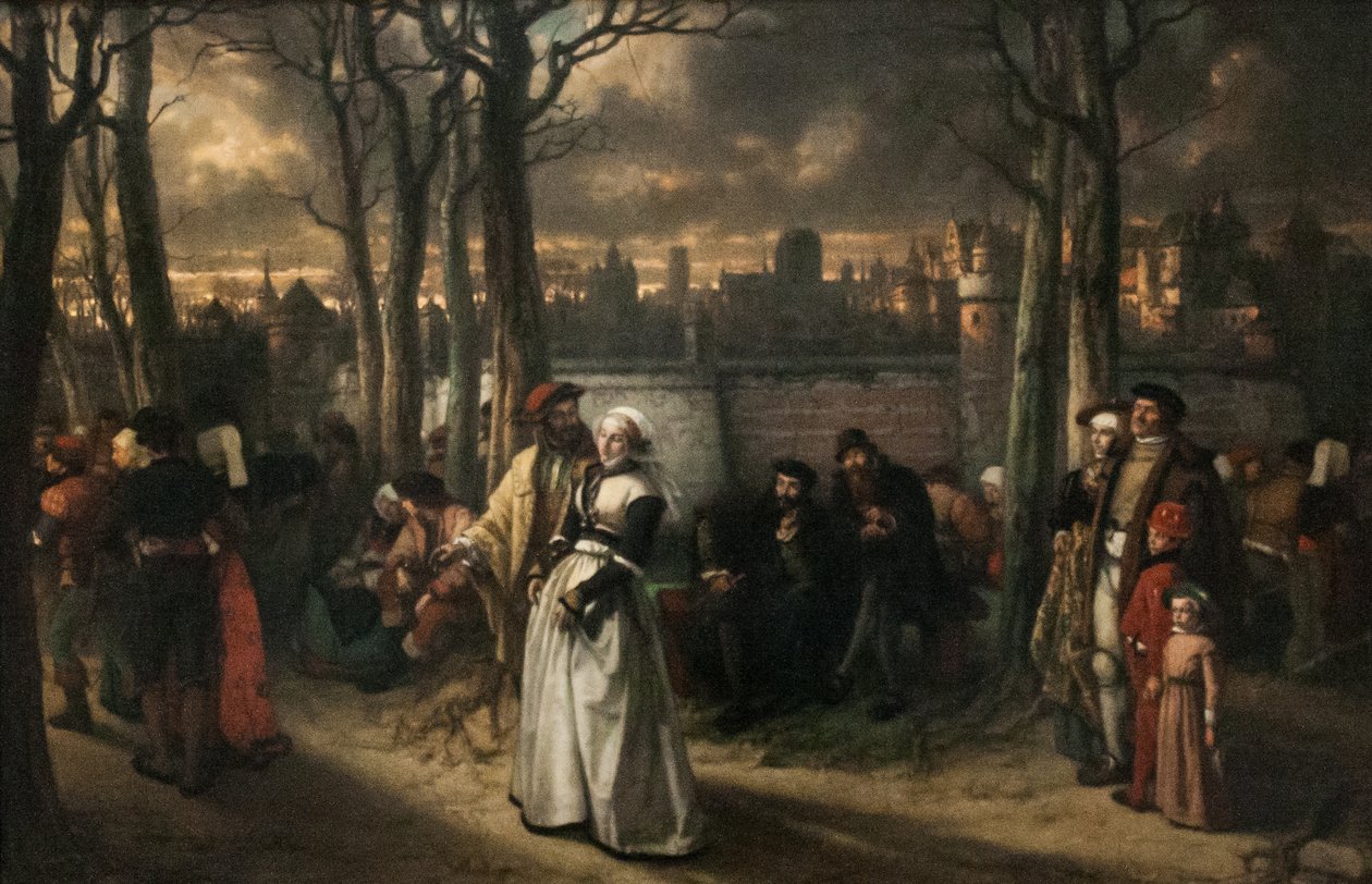 Procházka za zdmi od Jan August Hendrik Leys
