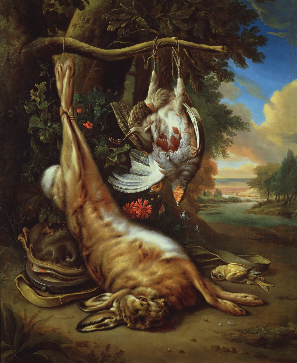 Zátiší ze hry od Jan Baptist Weenix