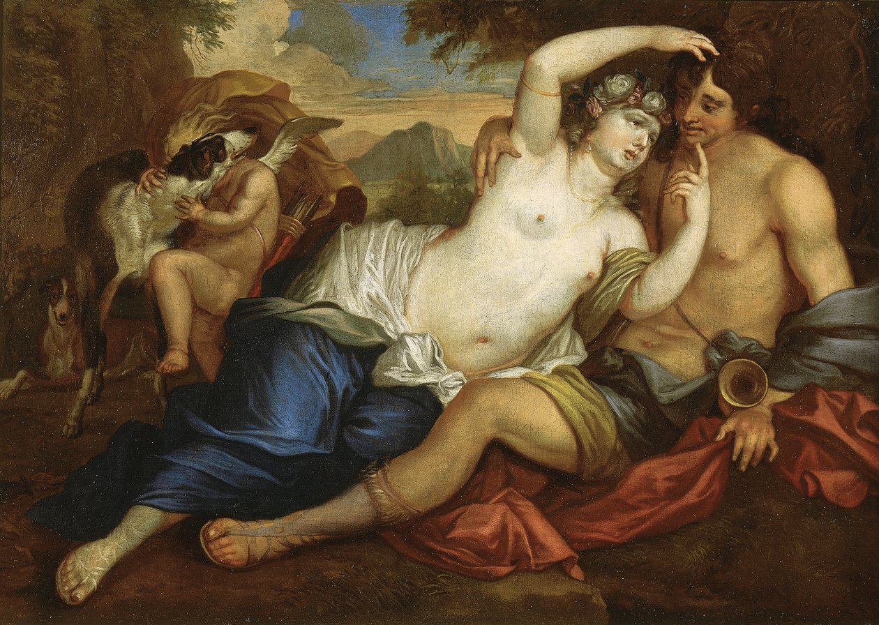 Venuše a Adonis od Jan Boeckhorst