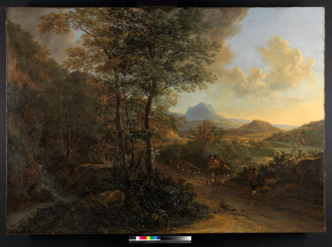 Italská krajina, s Monte Socrate, 1635-1641 od Jan Dirksz Both