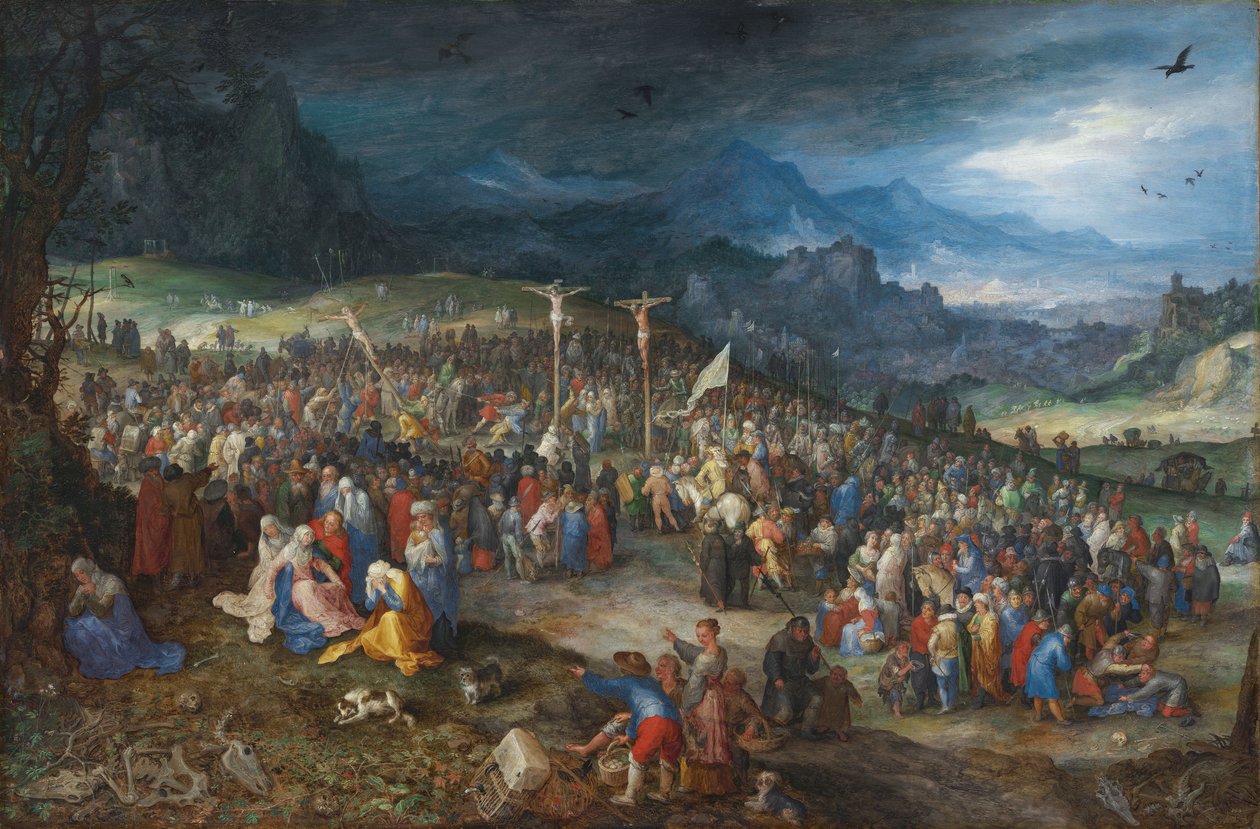 Německy: Calvary Calvary od Jan Brueghel the Elder