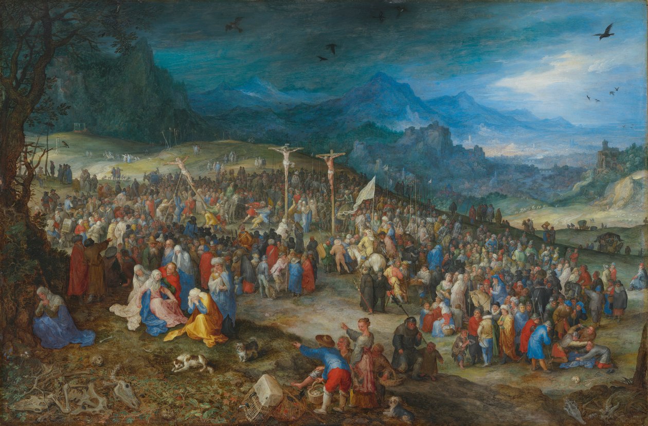 Německy: Calvary Calvary od Jan Brueghel the Elder