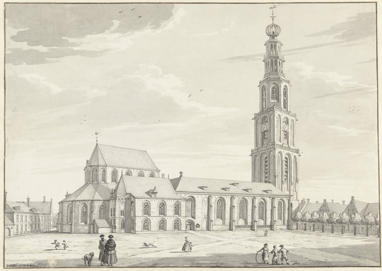 Kostel Martini v Groningenu od Jan Bulthuis