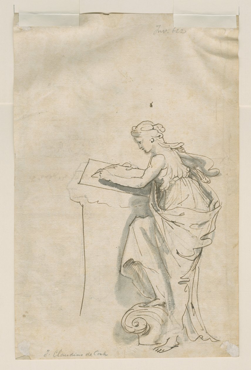 Žena píše od Jan Claudius de Cock