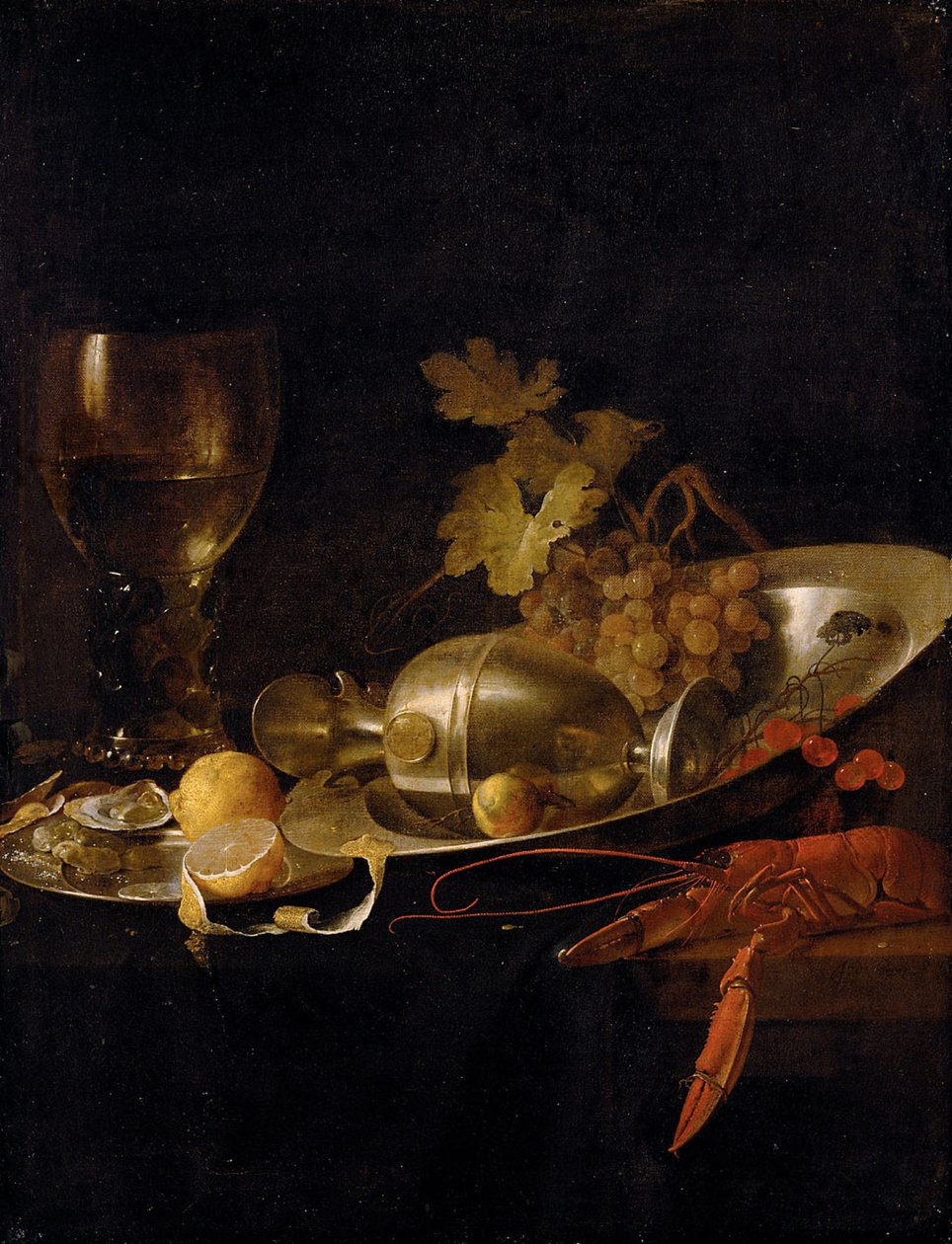 Snídaňové zátiší od Jan Davidsz. de Heem