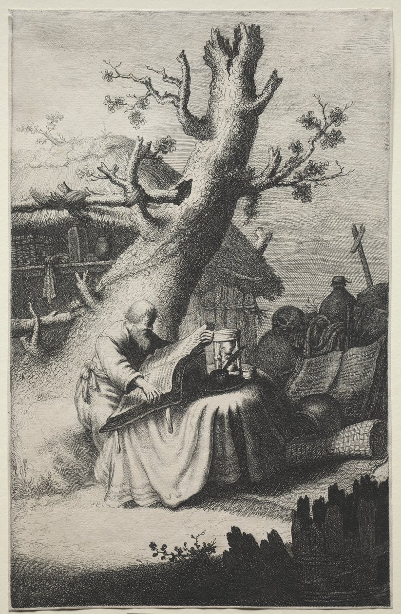 Svatý Jeroným. od Jan Georg van Vliet