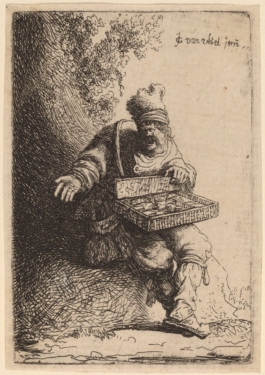 Podomní obchodník, 1632. od Jan Georg van Vliet