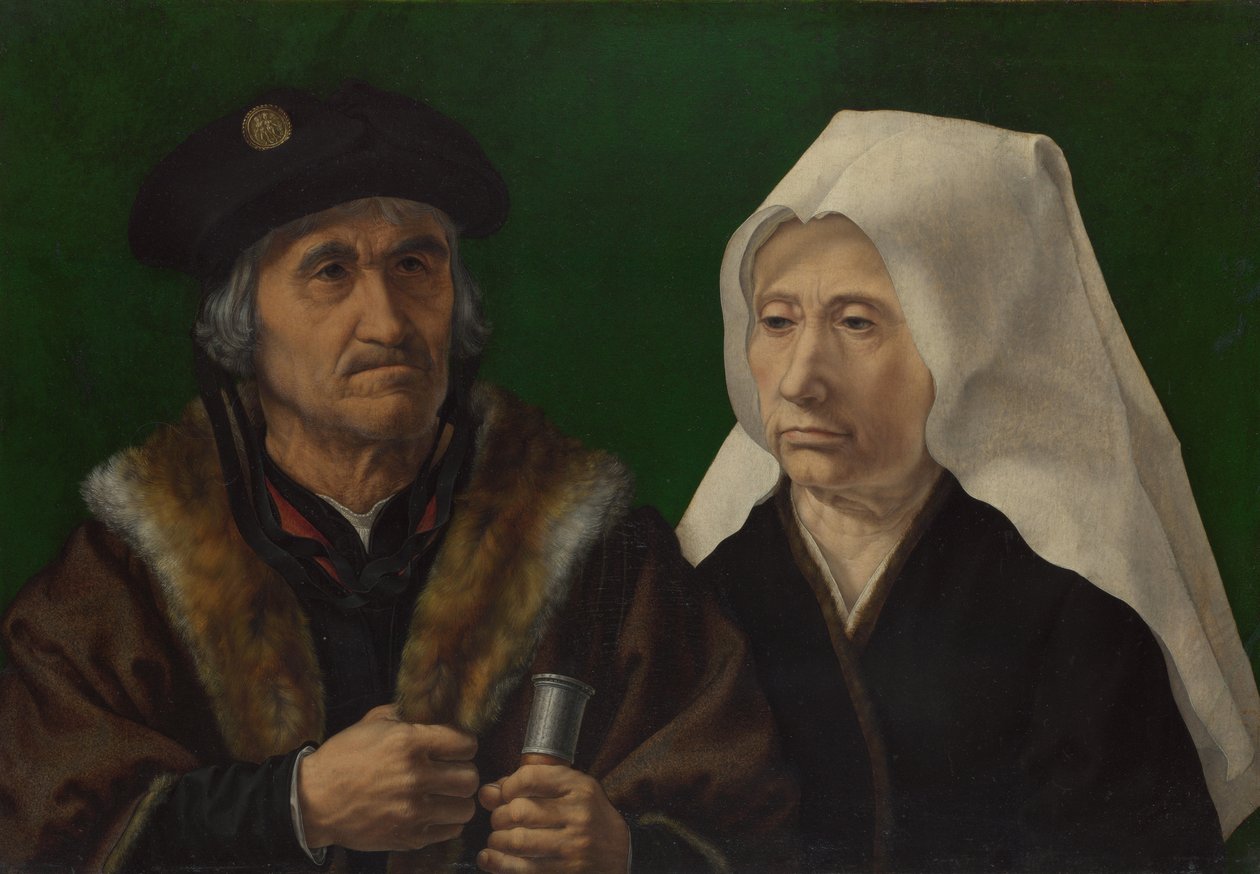 Starší pár, c. 1520 od Jan Gossaert