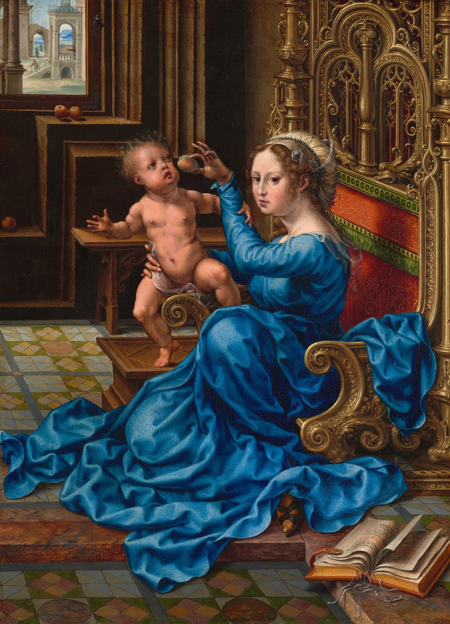 Madonna a dítě, c. 1532. od Jan Gossaert