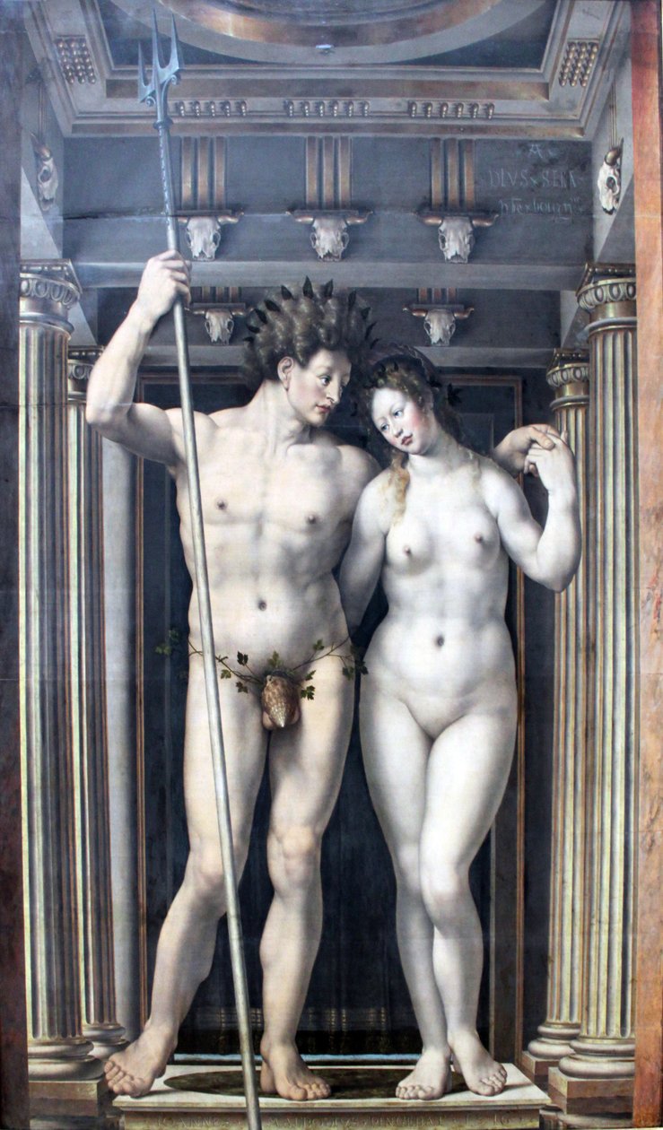 Neptun a Amfitrit od Jan Gossaert