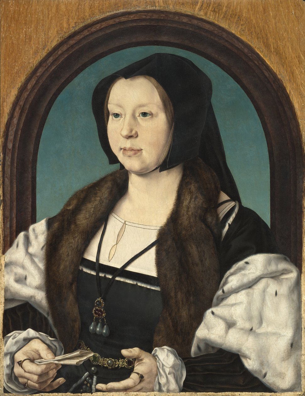 Portrét Anny de Berghes, kolem 1526-30 od Jan Gossaert