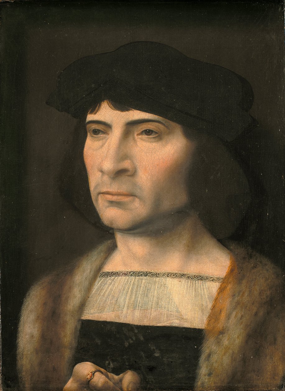 Portrét muže, 1493-1532 od Jan Gossaert