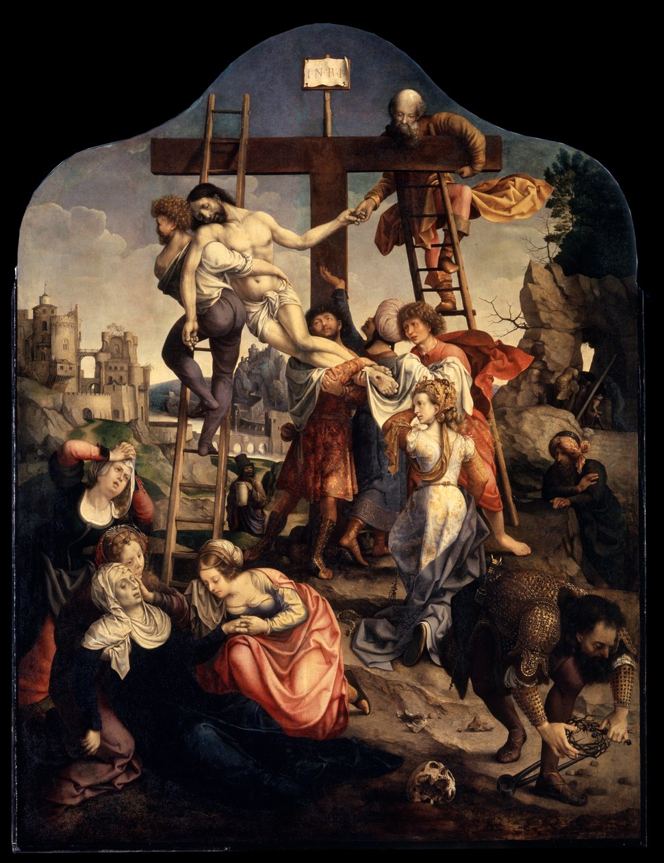 Sestup z kříže, c1520. od Jan Gossaert