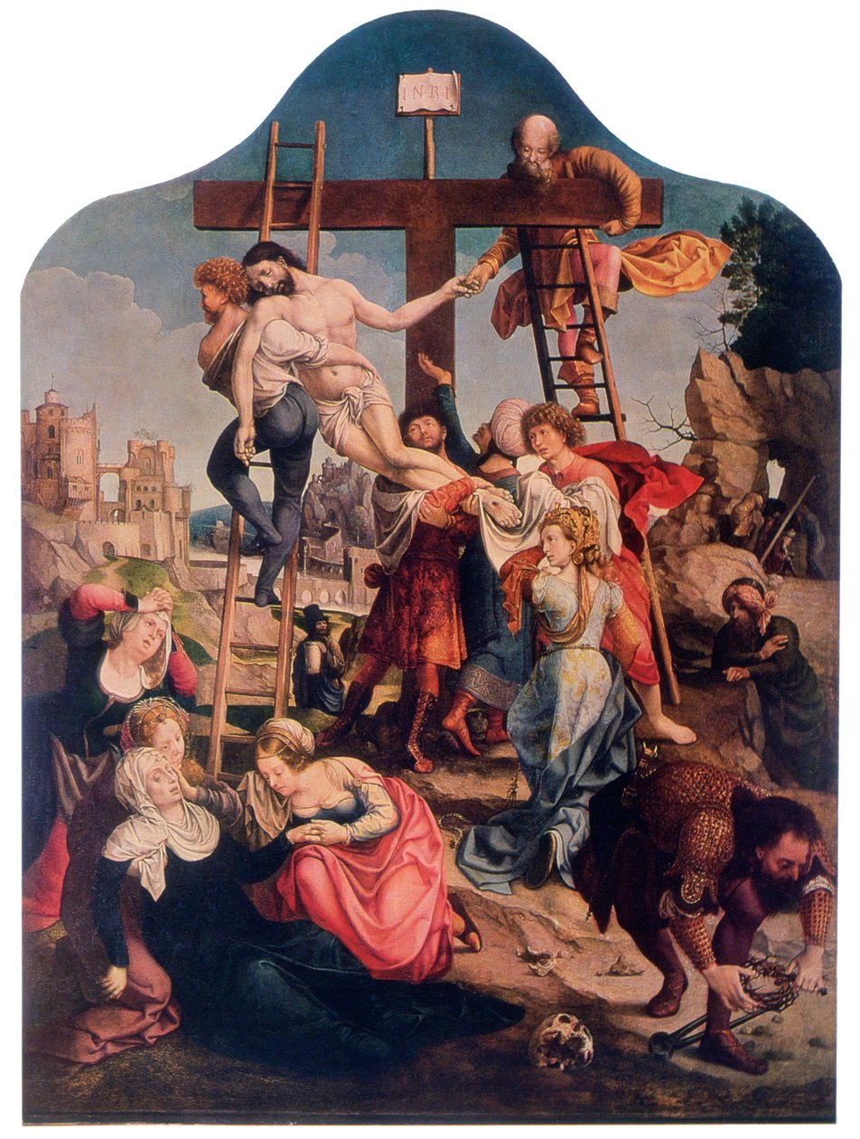 Sestup z kříže, c1520 od Jan Gossaert