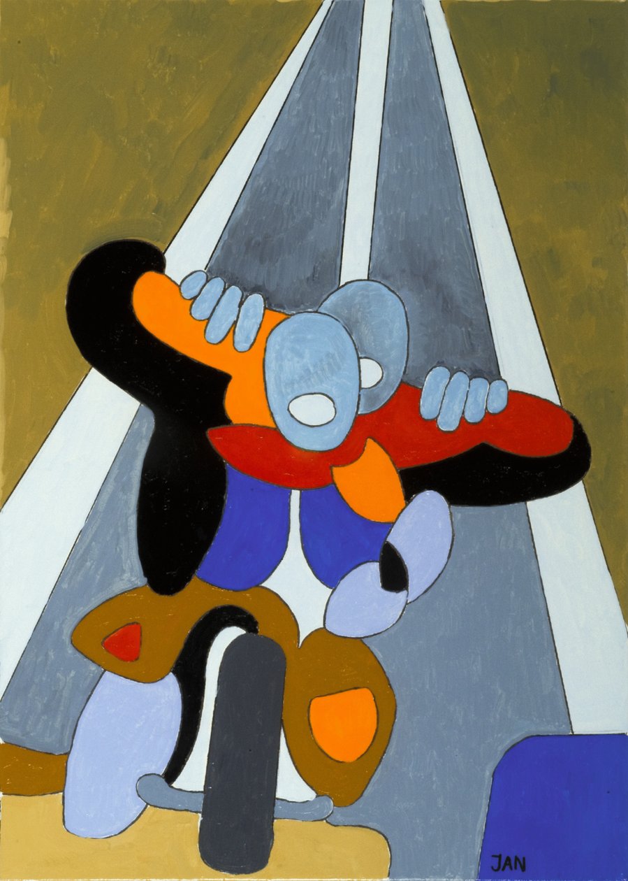 Easy Riding, 2009 (olej na plátně) od Jan Groneberg