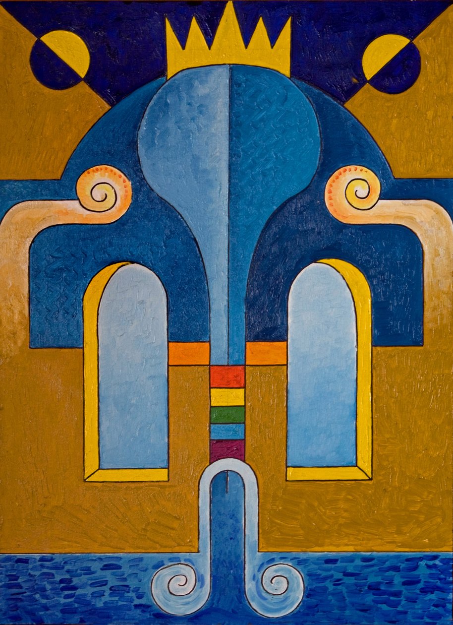 Nevěsta, 2006 (olej na dřevě) od Jan Groneberg