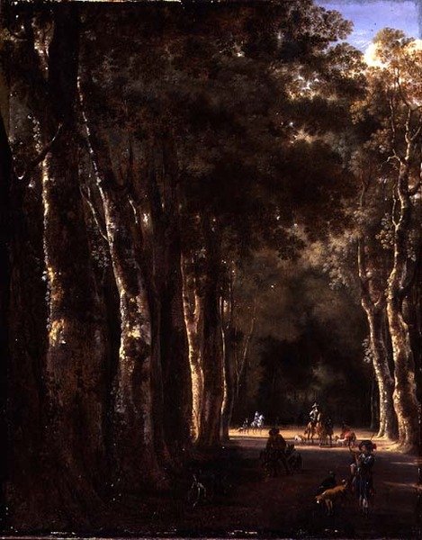 Avenue (olej na plátně) od Jan Hackaert